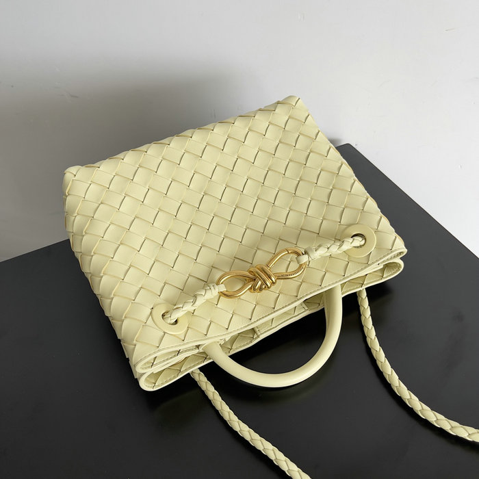 Bottega Veneta Small Andiamo Tote Bag Yellow B74356