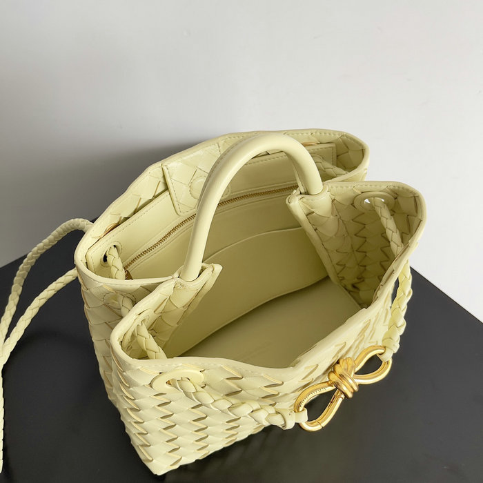 Bottega Veneta Small Andiamo Tote Bag Yellow B74356