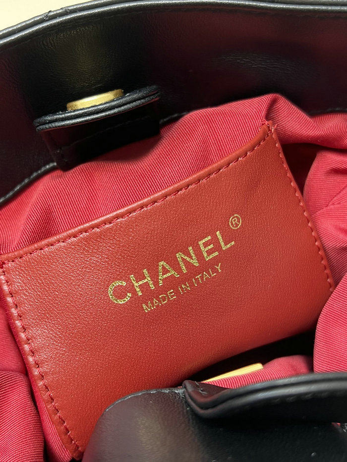 Chanel Lambskin Bucket Bag AS4002