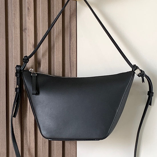 LOEWE Hammock Mini leather Hobo bag Black L9023