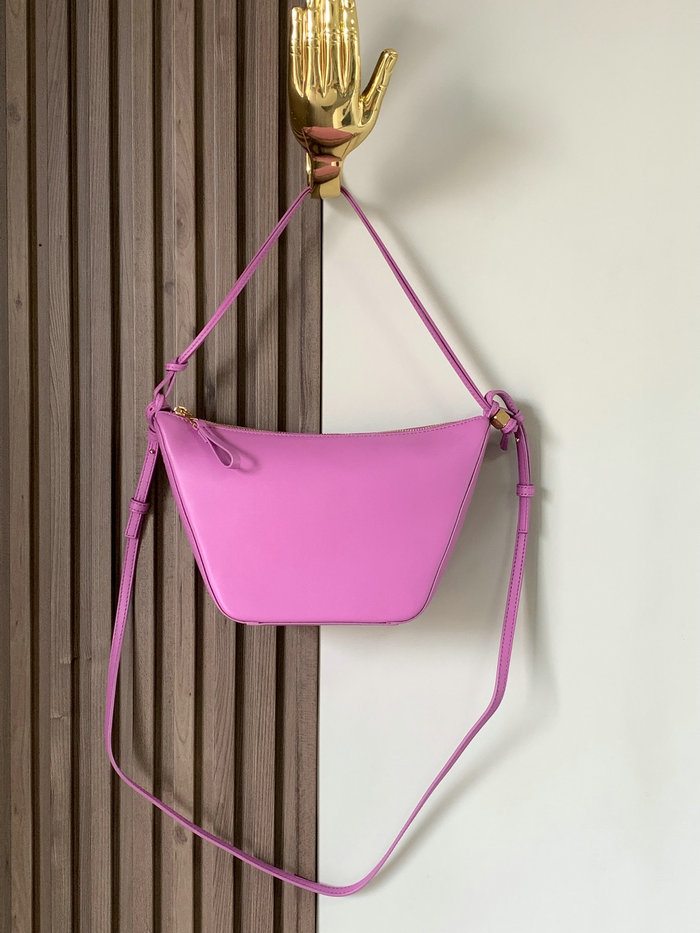 LOEWE Hammock Mini leather Hobo bag Purple L9023