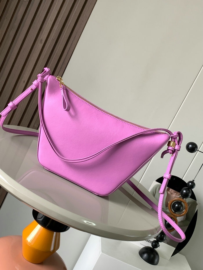 LOEWE Hammock Mini leather Hobo bag Purple L9023