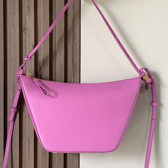 LOEWE Hammock Mini leather Hobo bag Purple L9023