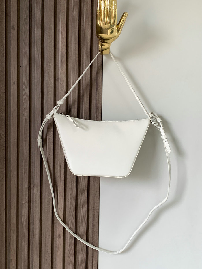 LOEWE Hammock Mini leather Hobo bag White L9023