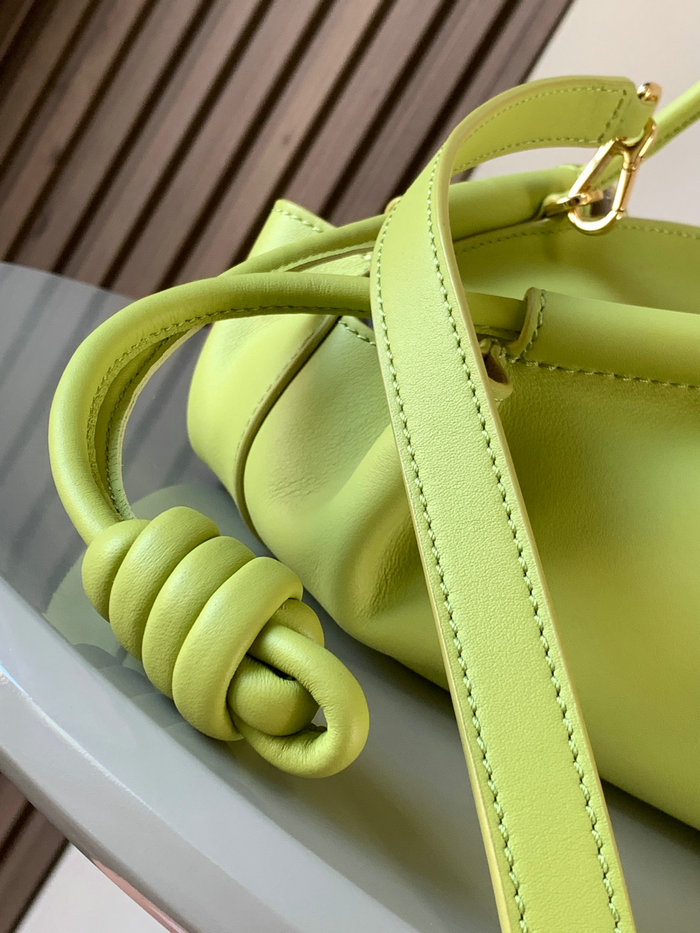 LOEWE Paseo Small Leather Tote Bag Green LT9022