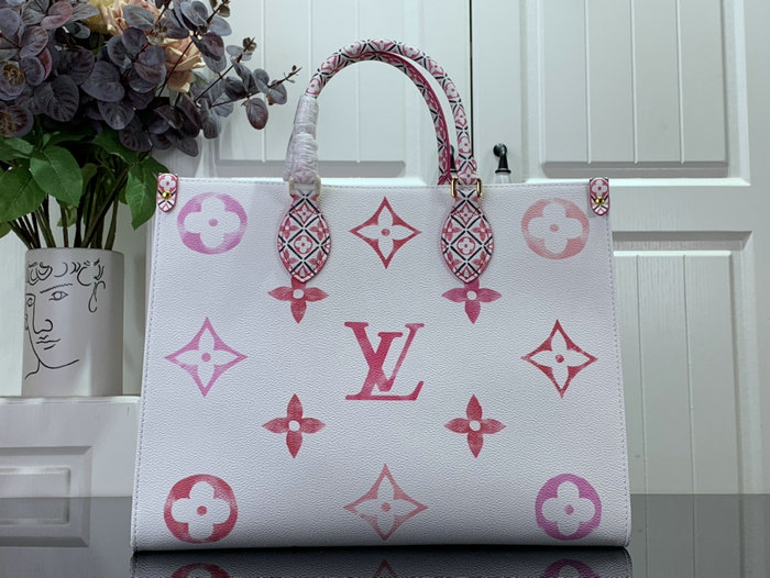 Louis Vuitton OnTheGo MM Pink M22975