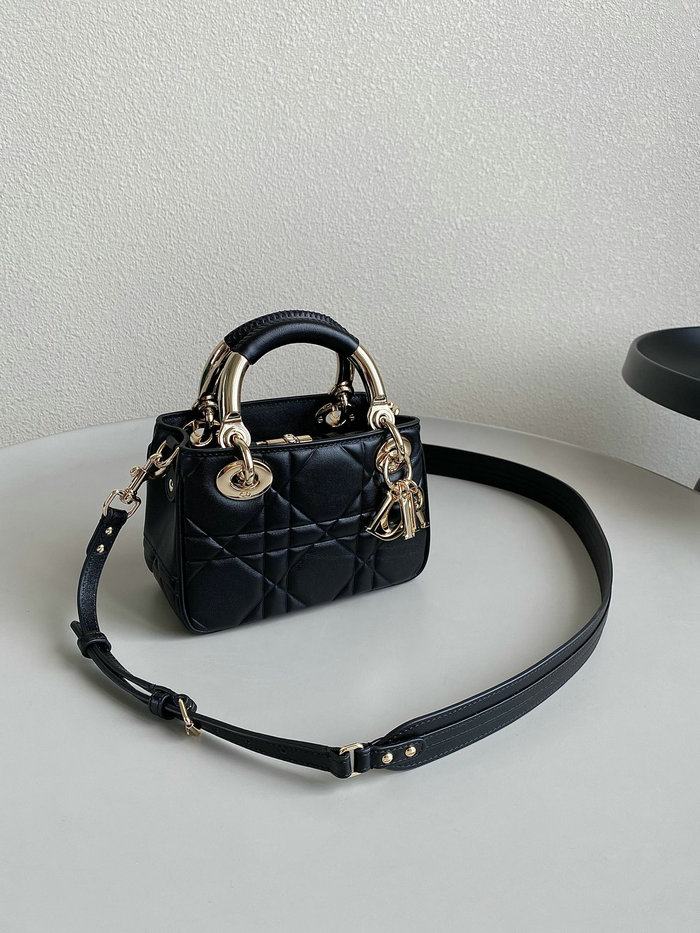 Mini Dior Lady Handbag Black DM7501