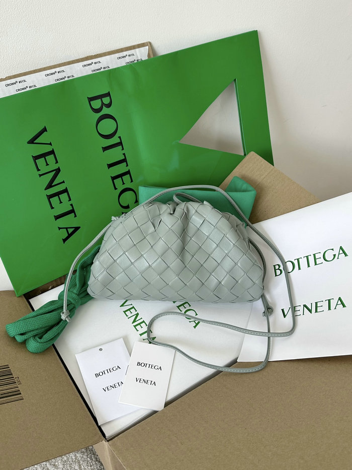 Bottega Veneta Mini Intrecciato Pouch New Sauge B585852