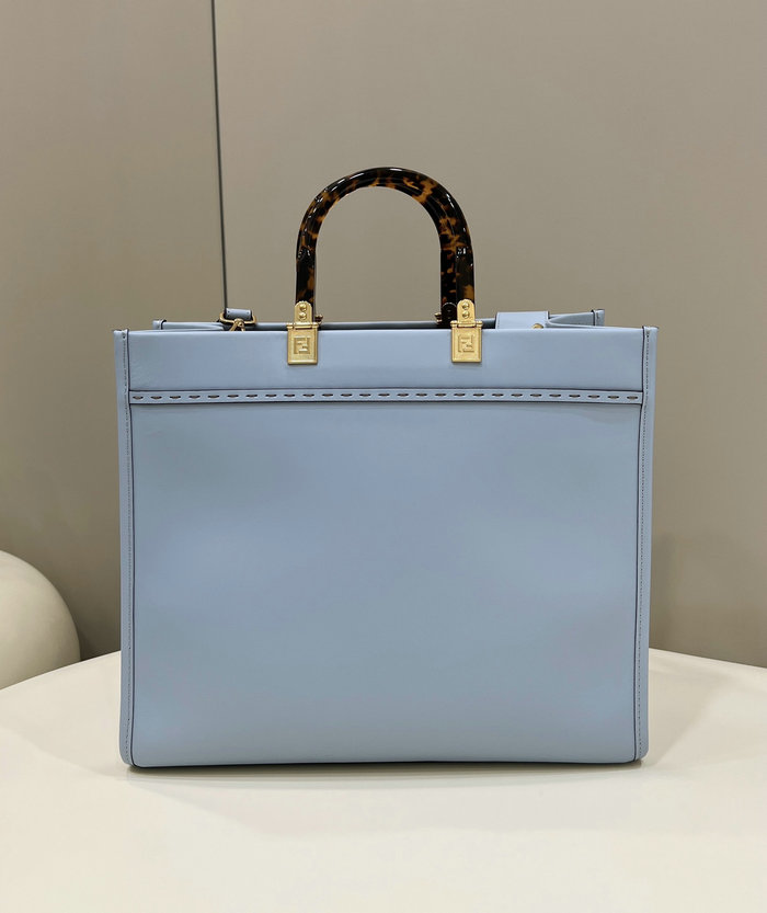 Fendi Medium Sunshine Tote Blue F8266