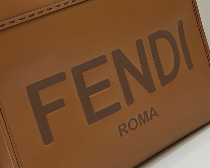 Fendi Medium Sunshine Tote Brown F8266