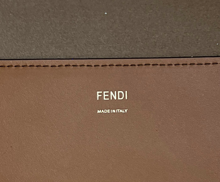 Fendi Medium Sunshine Tote Brown F8266