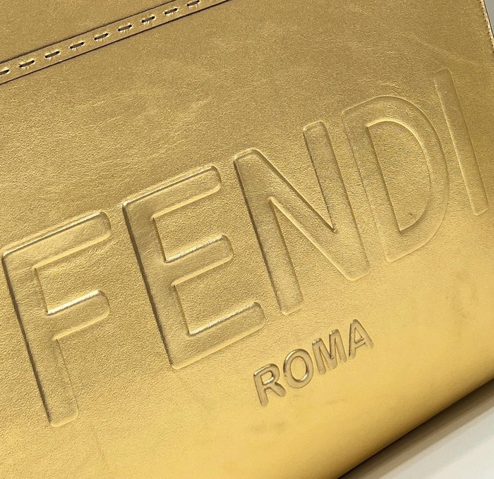 Fendi Medium Sunshine Tote Gold F8266