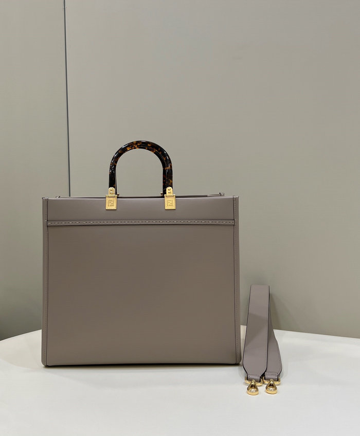 Fendi Medium Sunshine Tote Grey F8266