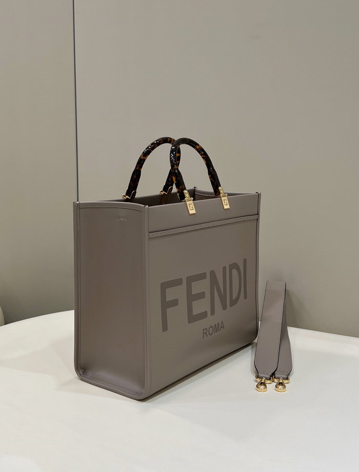 Fendi Medium Sunshine Tote Grey F8266