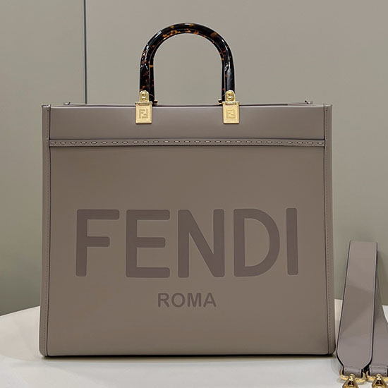 Fendi Medium Sunshine Tote Grey F8266