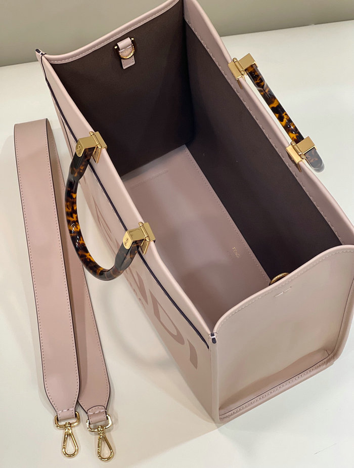 Fendi Medium Sunshine Tote Pink F8266