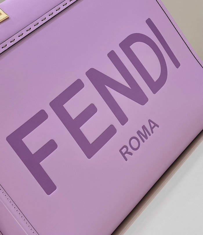 Fendi Medium Sunshine Tote Purple F8266