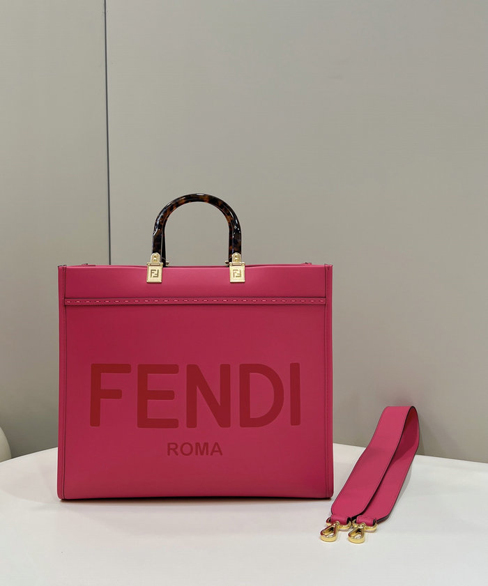 Fendi Medium Sunshine Tote Rose F8266