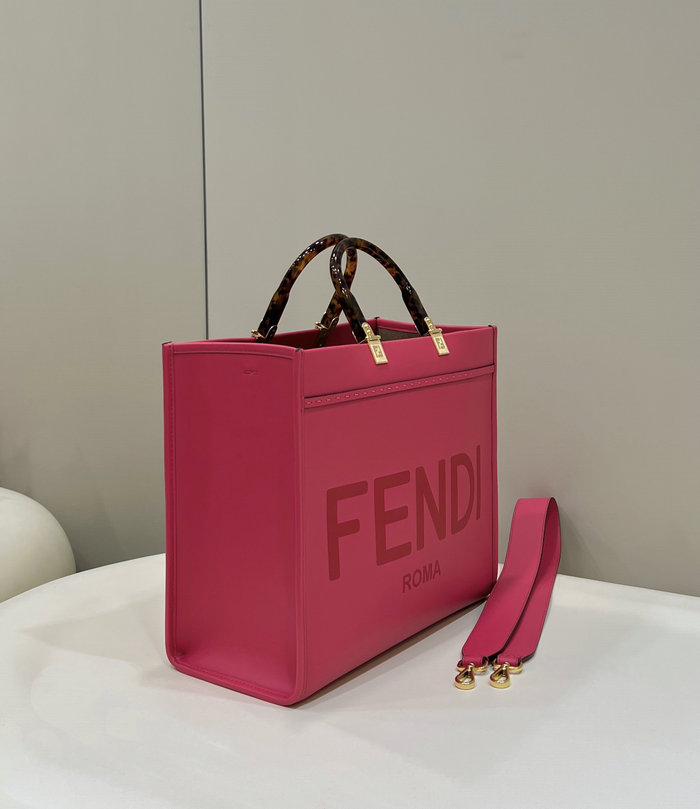 Fendi Medium Sunshine Tote Rose F8266