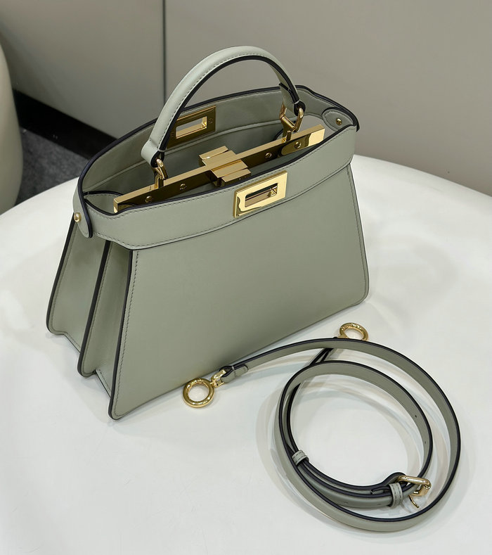 Fendi Peekaboo ISeeU Small Bag Green F80011A