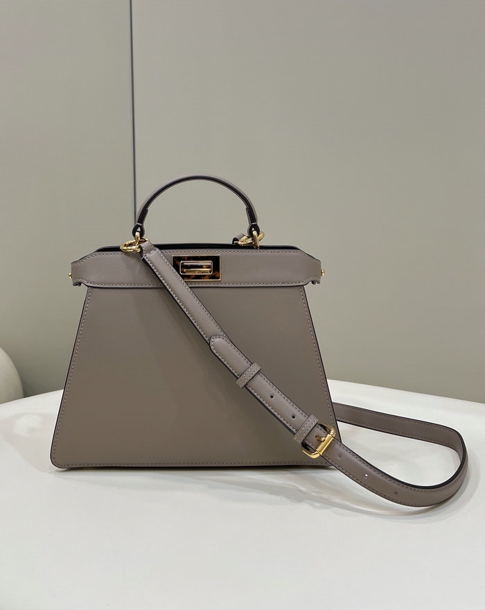 Fendi Peekaboo ISeeU Small Bag Grey F80011A