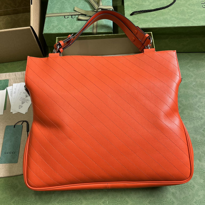 Gucci Blondie Medium Tote Bag Orange 751516