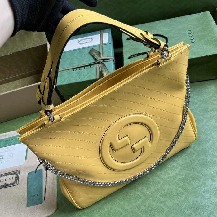 Gucci Blondie Medium Tote Bag Yellow 751516