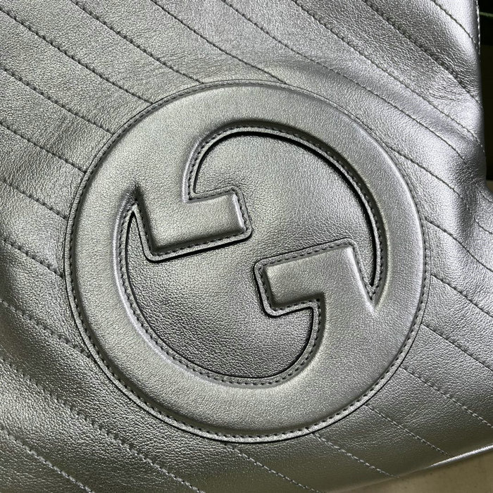 Gucci Blondie Small Tote Bag Silver 751518