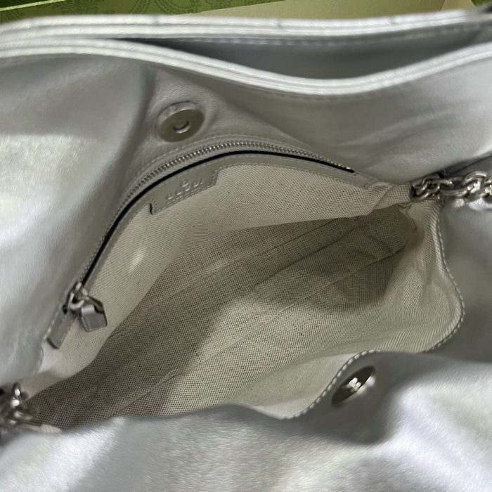 Gucci Blondie Small Tote Bag Silver 751518