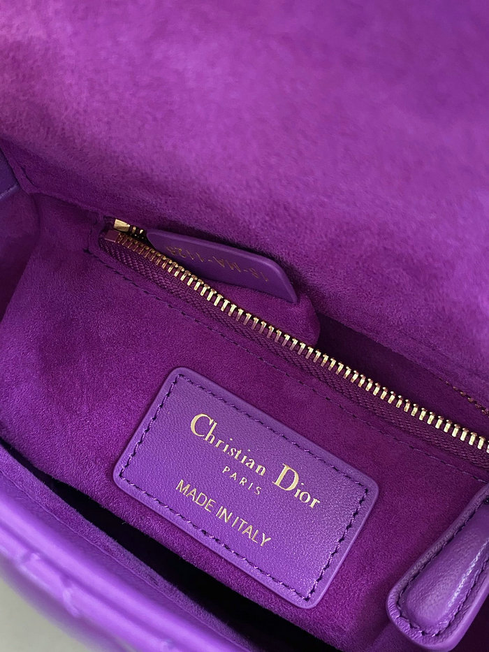 Mini Lady Dior Bag Purple D3310