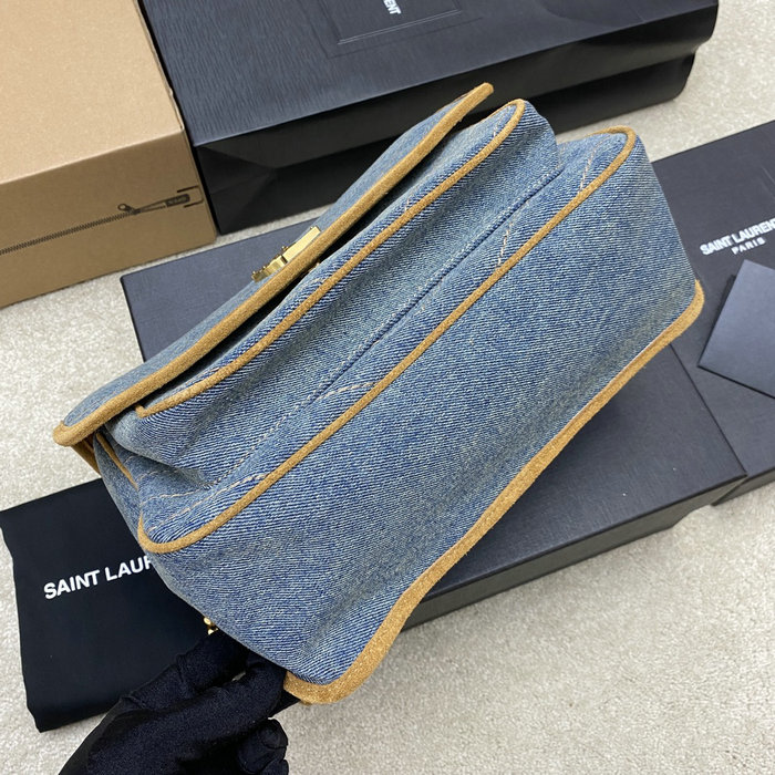 Saint Laurent Denim Denim Niki Bag 633150