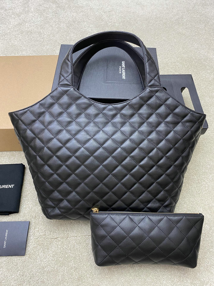 Saint Laurent Icare Large Shopping Bag Black 698652