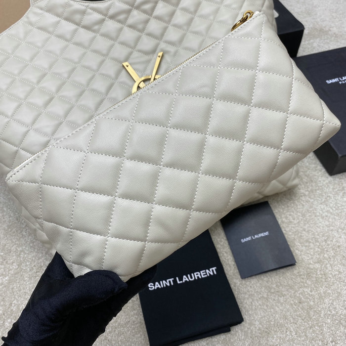 Saint Laurent Icare Maxi Shopping Bag White 698651