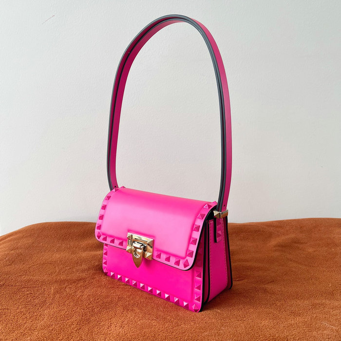 Valentino Garavani Small Rockstud23 Shoulder Bag Pink V0312