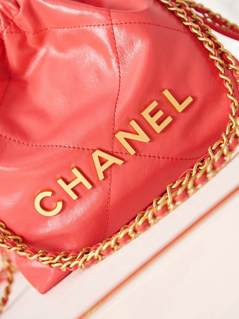 Chanel 22 Mini Handbag Rose AS3980