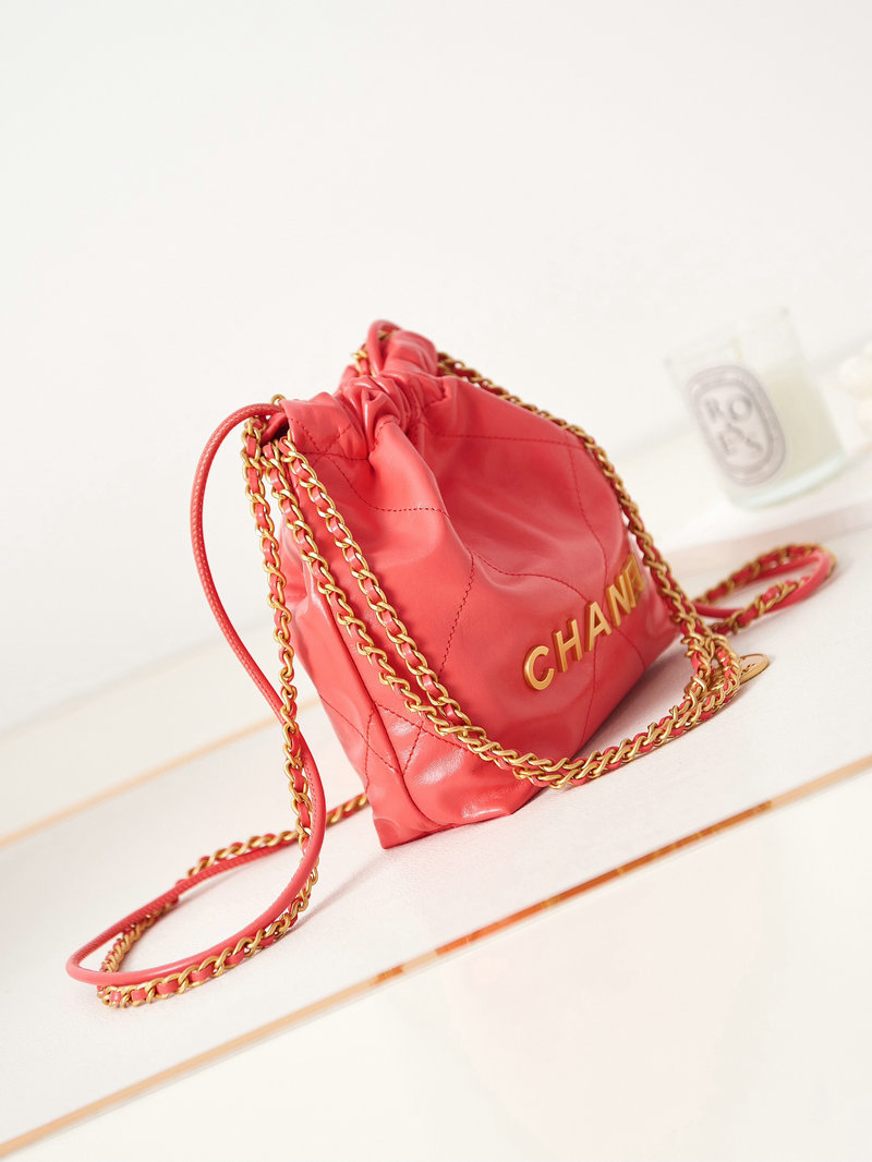 Chanel 22 Mini Handbag Rose AS3980