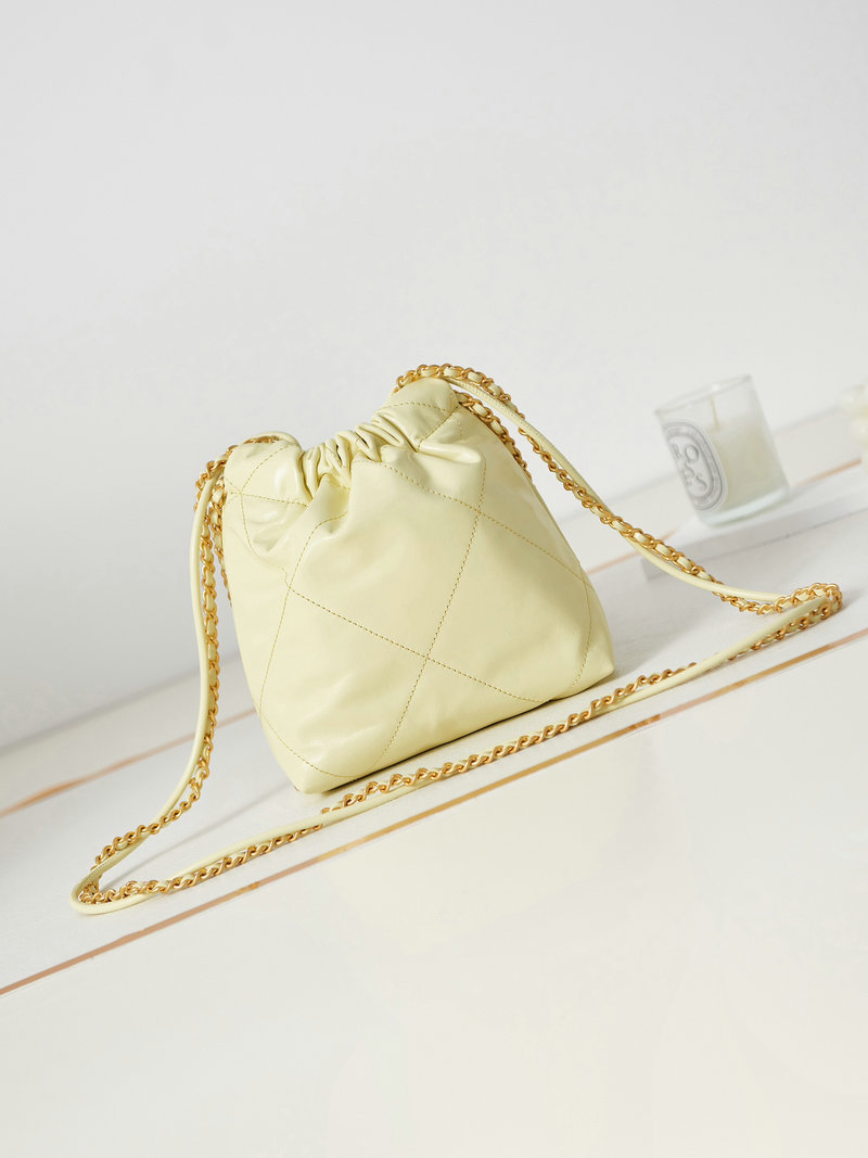 Chanel 22 Mini Handbag Yellow AS3980