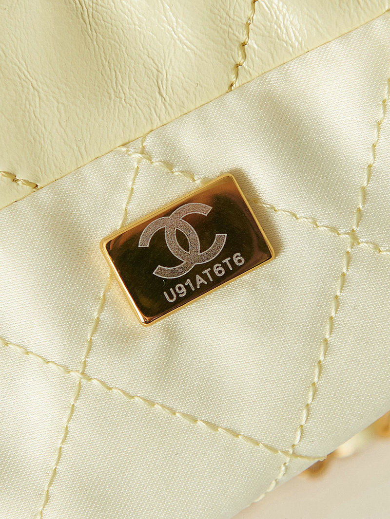 Chanel 22 Mini Handbag Yellow AS3980