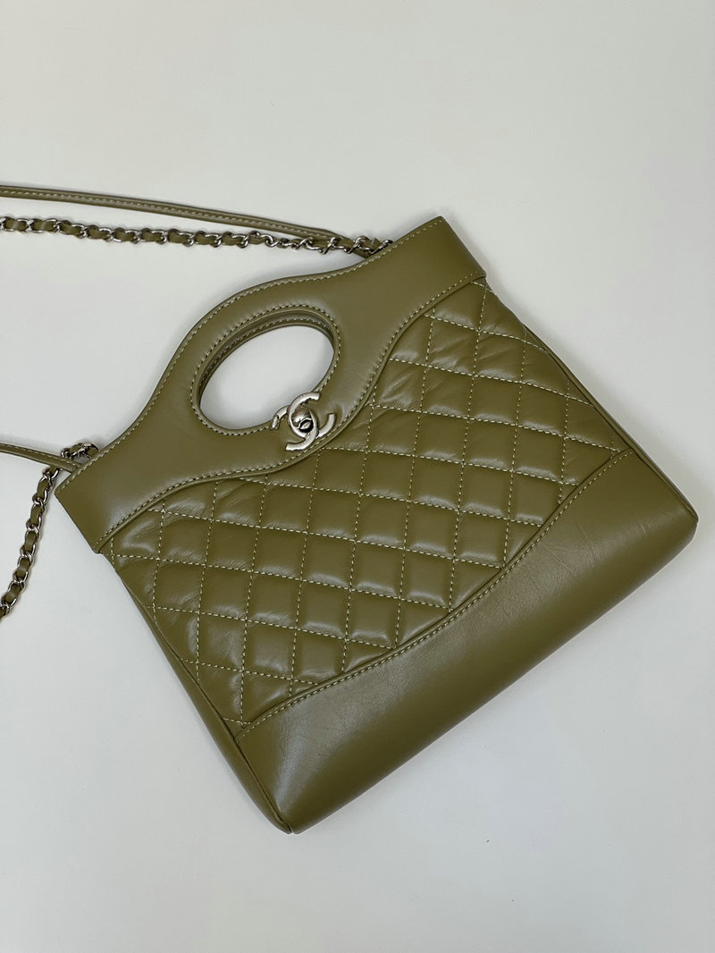 Chanel 31 Mini Shopping Bag Green AS4133