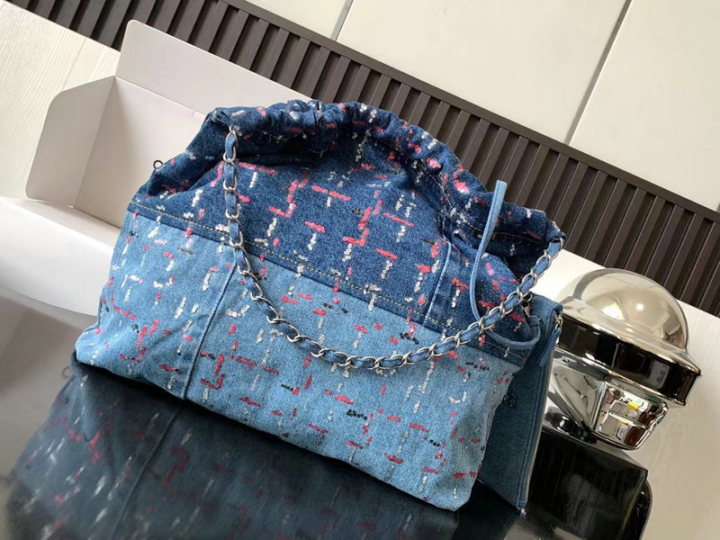 Chanel Denim 22 Handbag AS3261