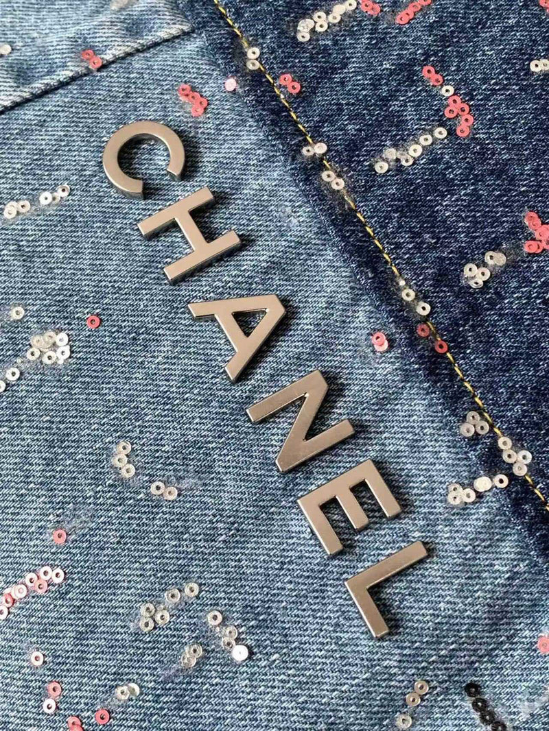 Chanel Denim 22 Handbag AS3261