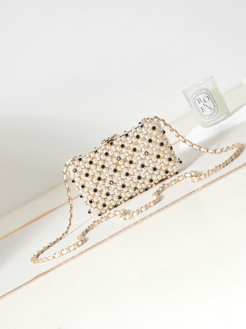 Chanel Evening Bag White AS3771