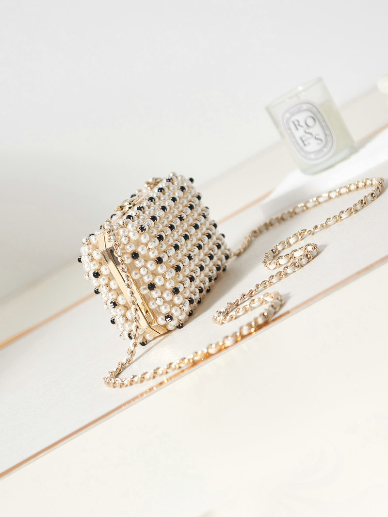 Chanel Evening Bag White AS3771