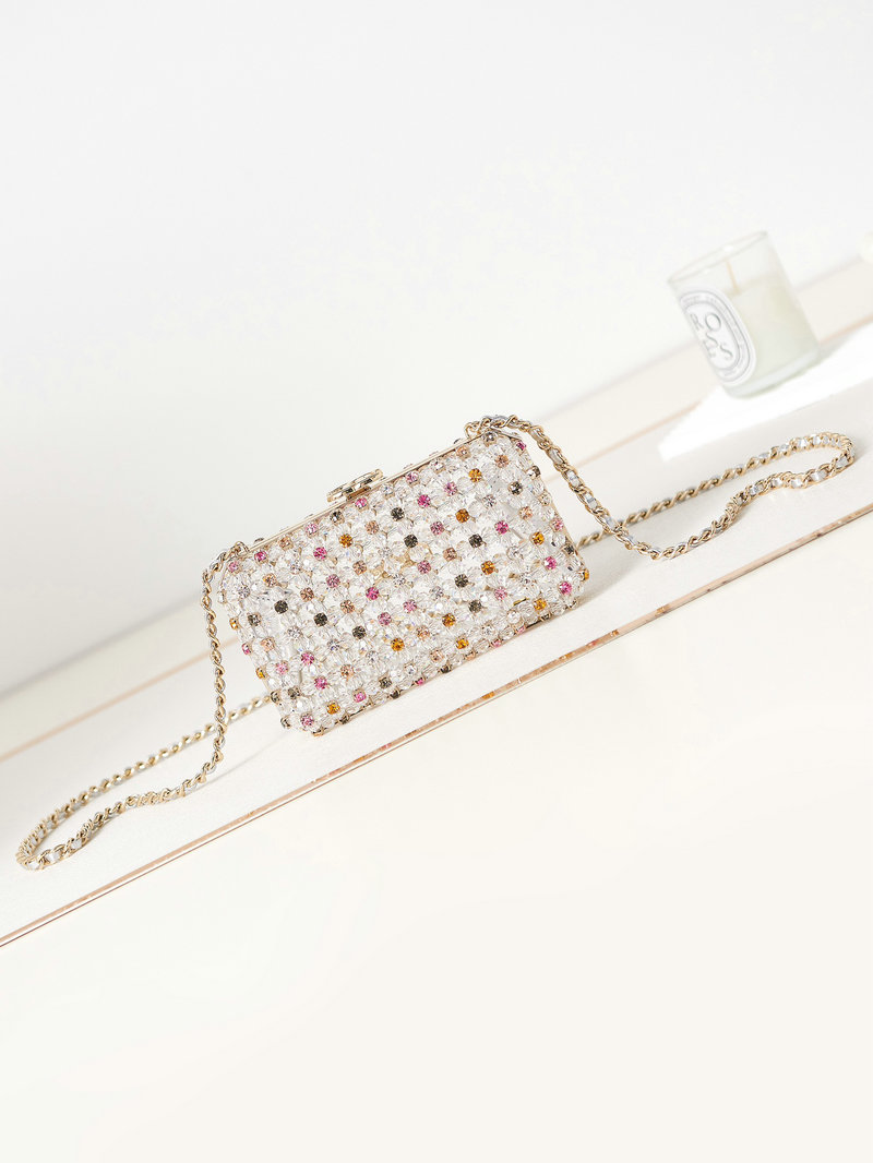 Chanel Glass Pearls Evening Bag AS3771