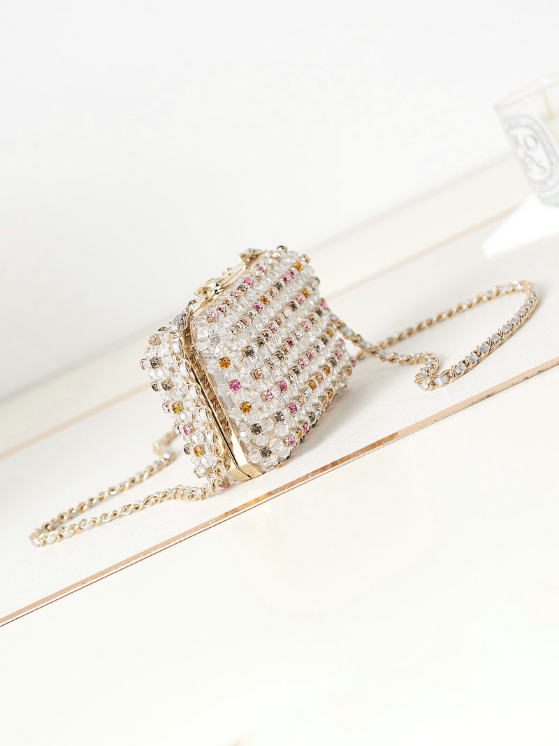 Chanel Glass Pearls Evening Bag AS3771