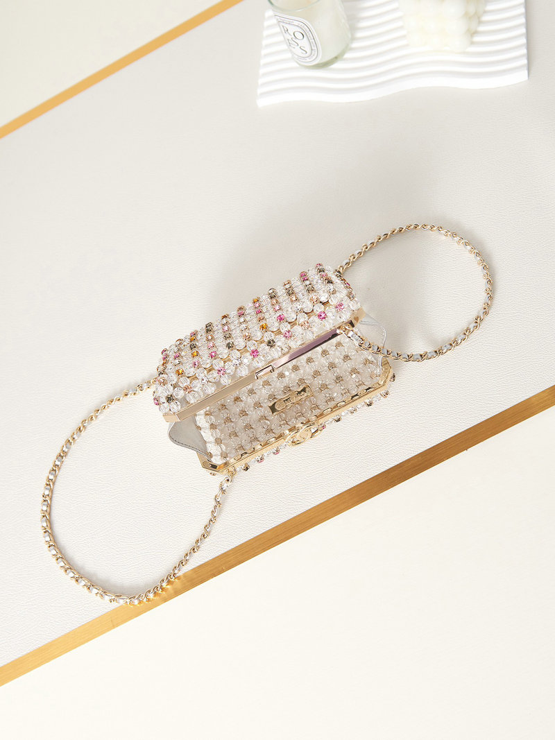 Chanel Glass Pearls Evening Bag AS3771