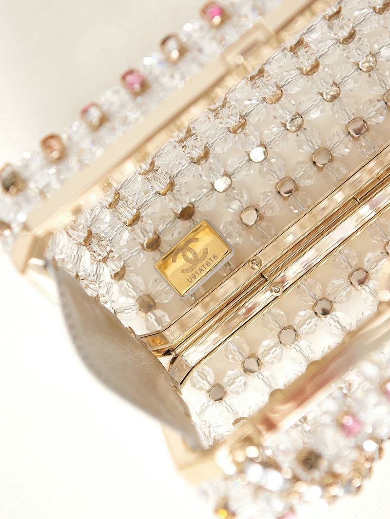 Chanel Glass Pearls Evening Bag AS3771