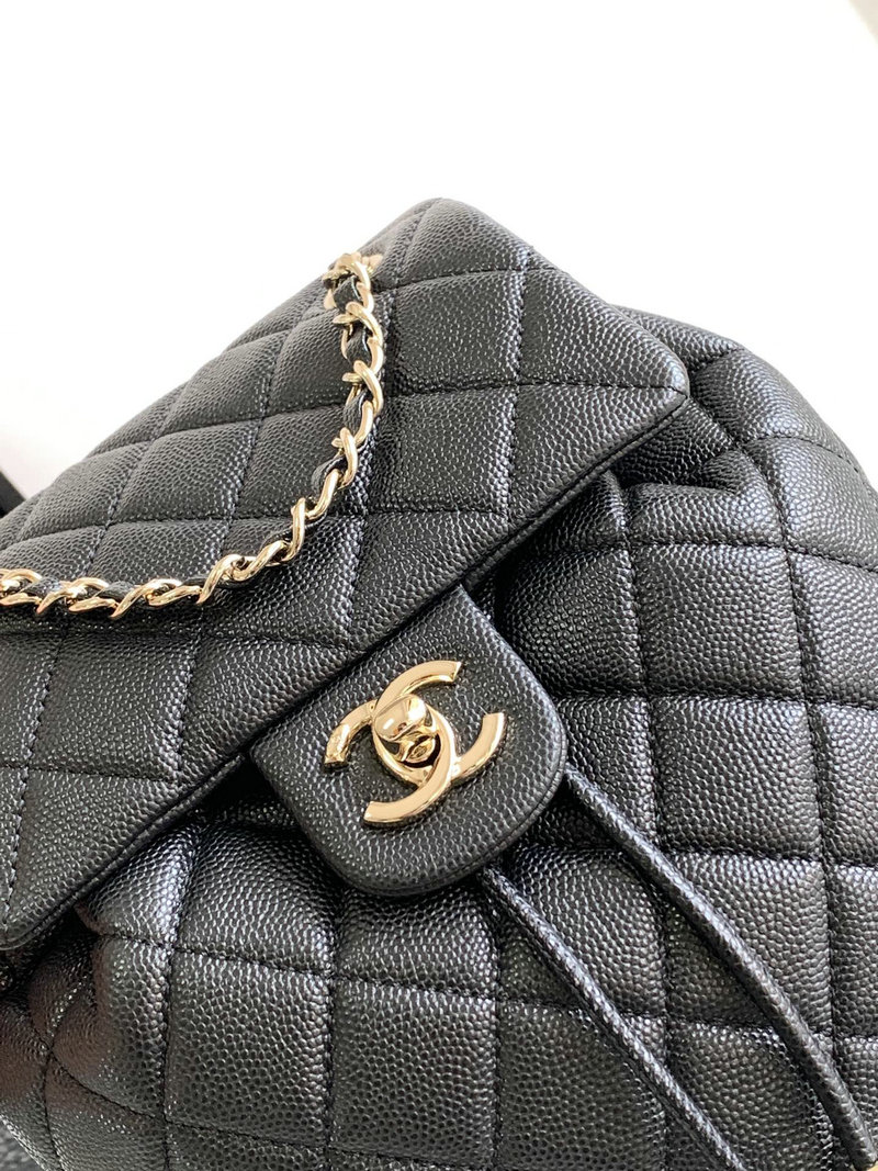 Chanel Mini Urban Spirit Backpack Black AS2316