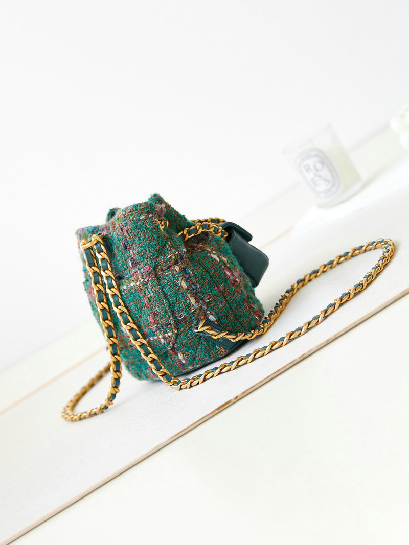 Chanel Small Backpack Green AS3947