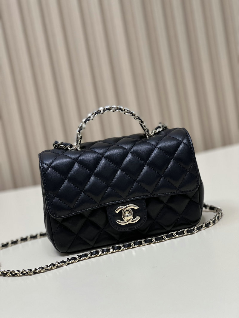 Chanel Small Top Handle Bag with Chain AS4233